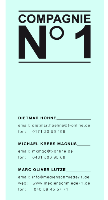 Compagnie No.1 - Marc Oliver Lutze Dietmar Höhne Michael Krebs Magnus